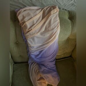 Elegant Ombre Draped Fabric